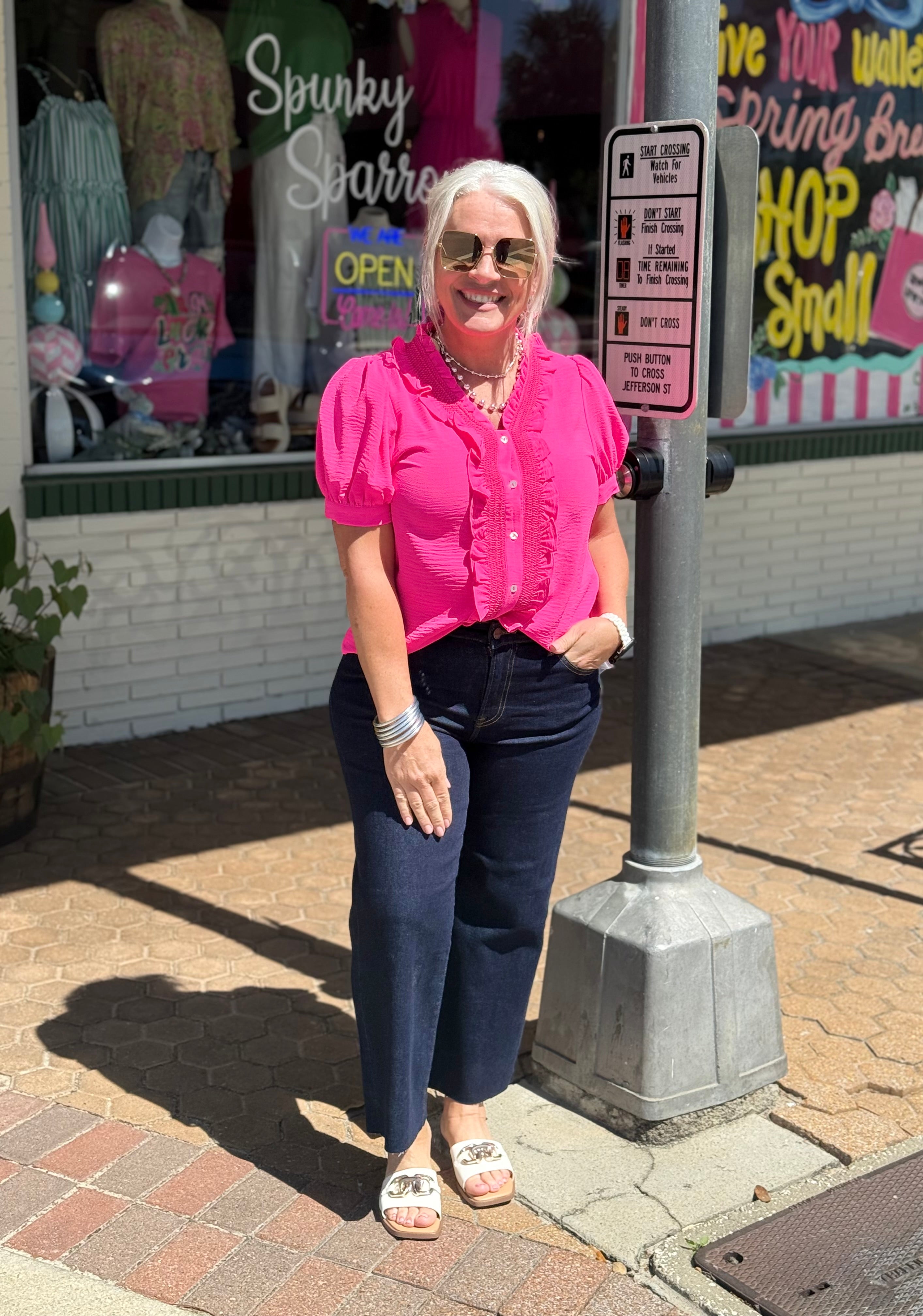 Risen Mid Rise Crop Wide Wide Jeans