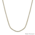 Clear Crystal Tennis Chain 16"-18" Necklace