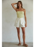 Spandex Seamless Jacquard Tube Top