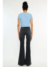 Load image into Gallery viewer, KANCAN Ultra High Rise Black Flare Jeans
