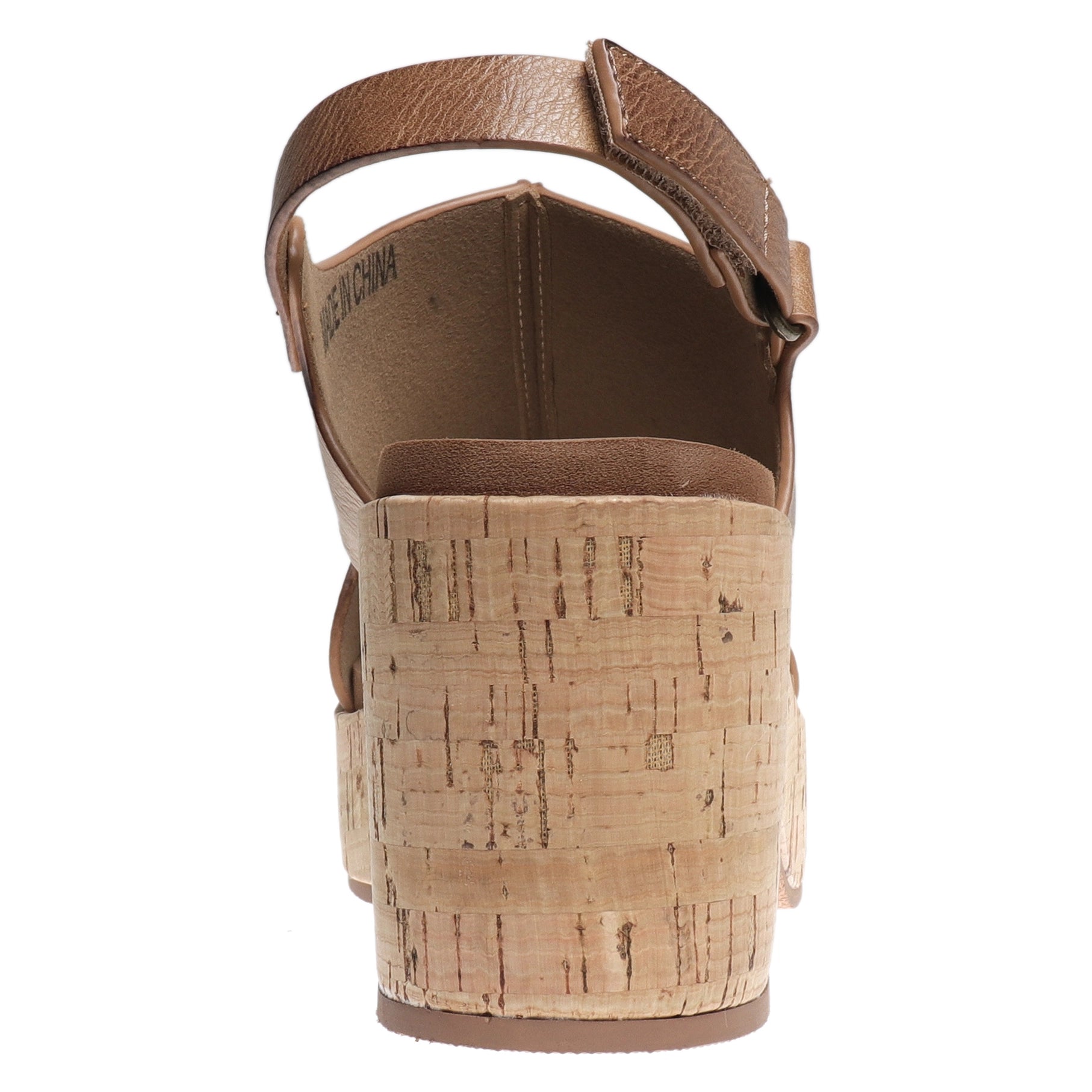 Pierre Dumas whiskey cork wedge heels