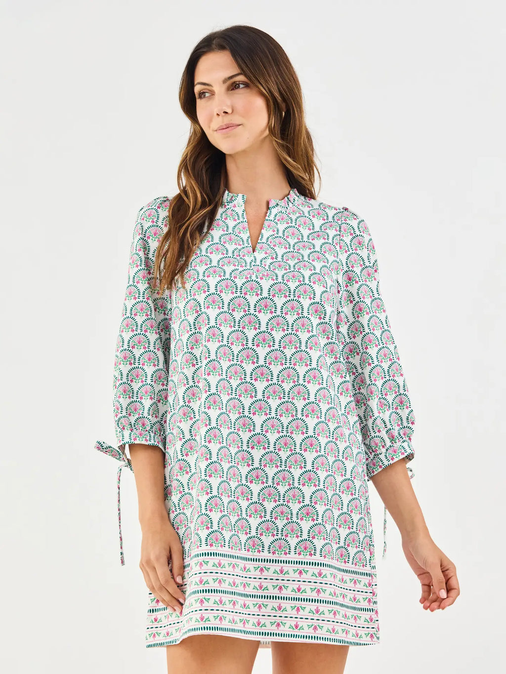 Sunshower Flora White Dress