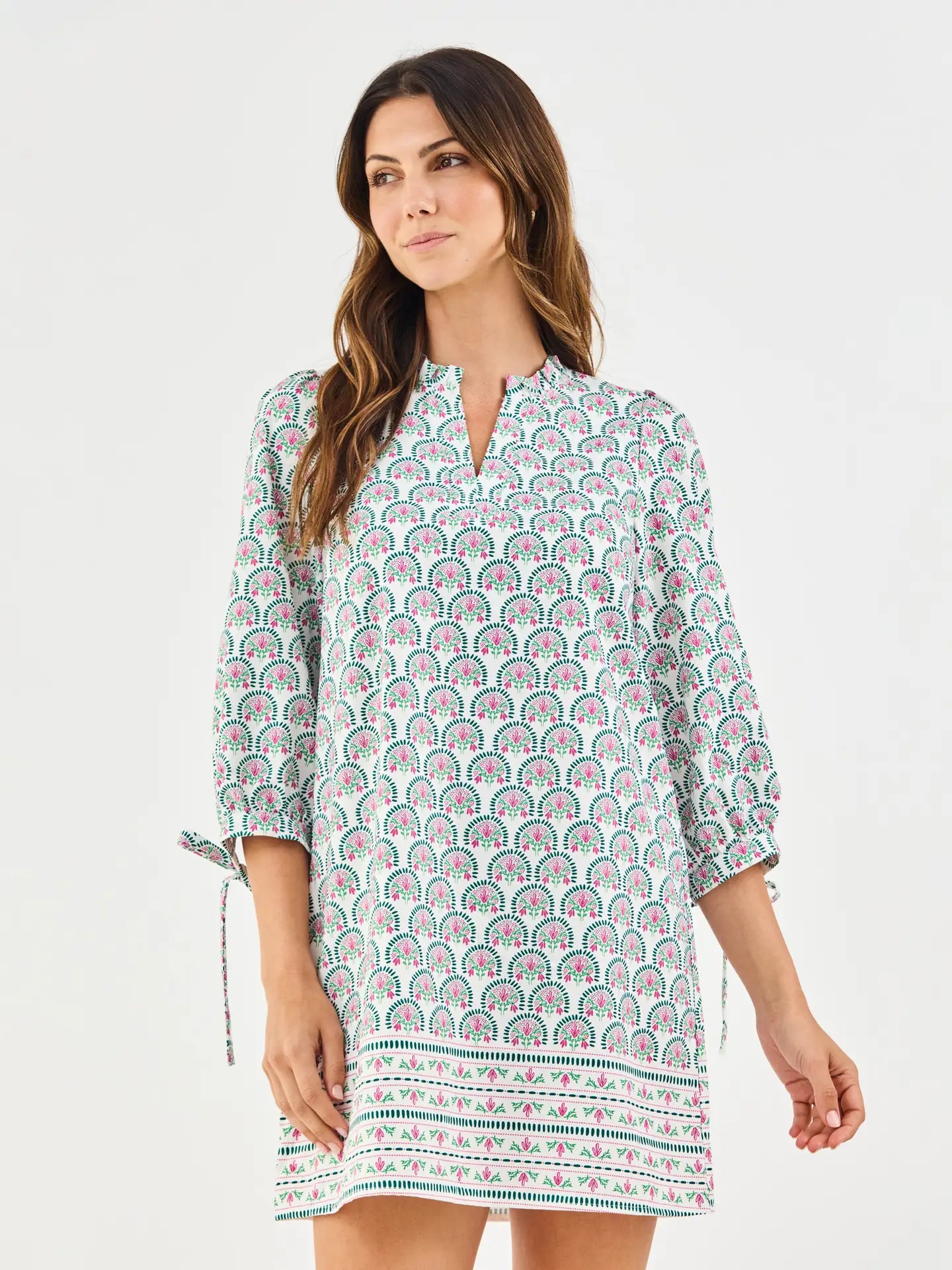 Sunshower Flora White Dress