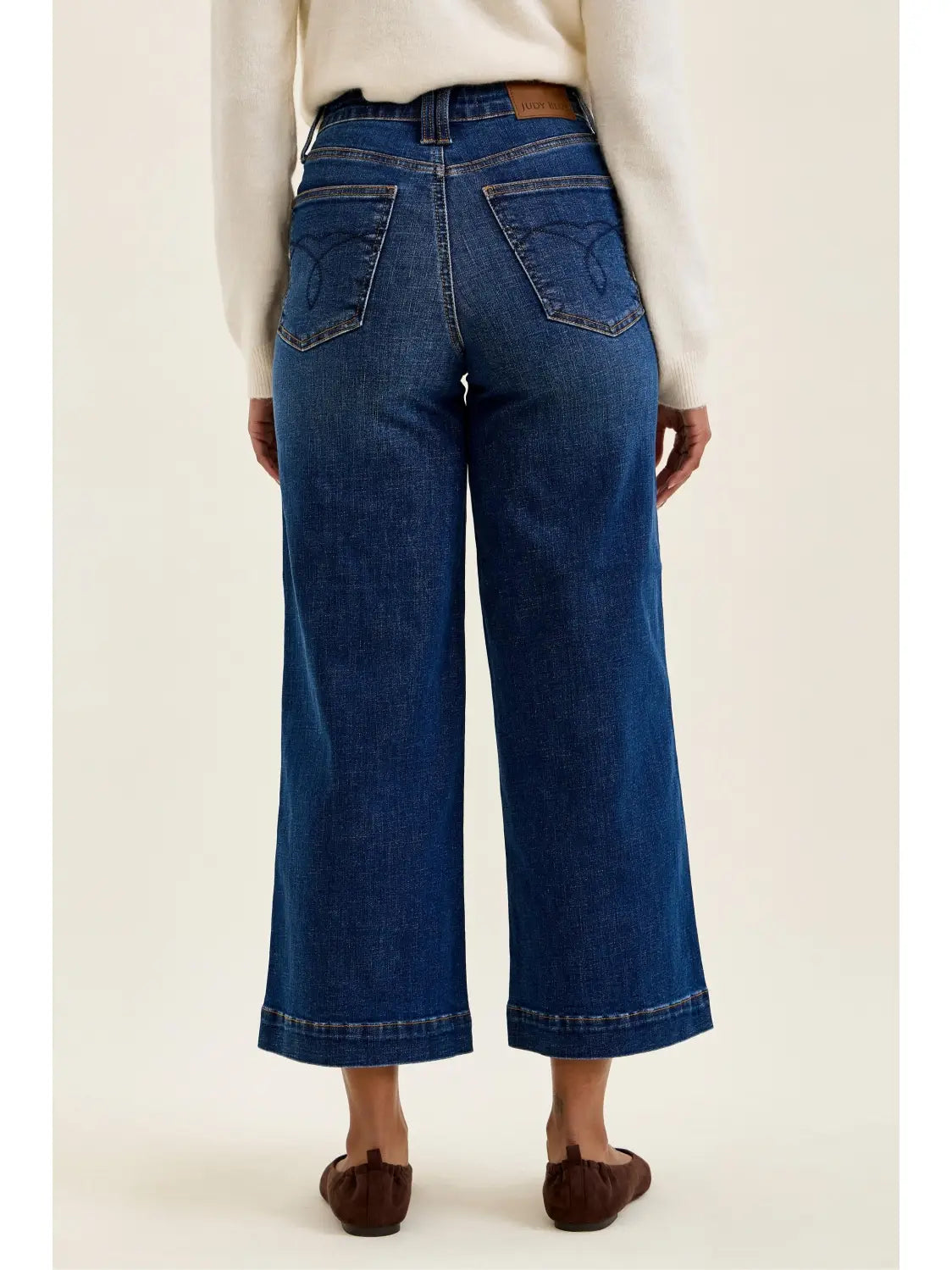 Judy Blue Claudia Ankle Wide Dk Deep Indigo
