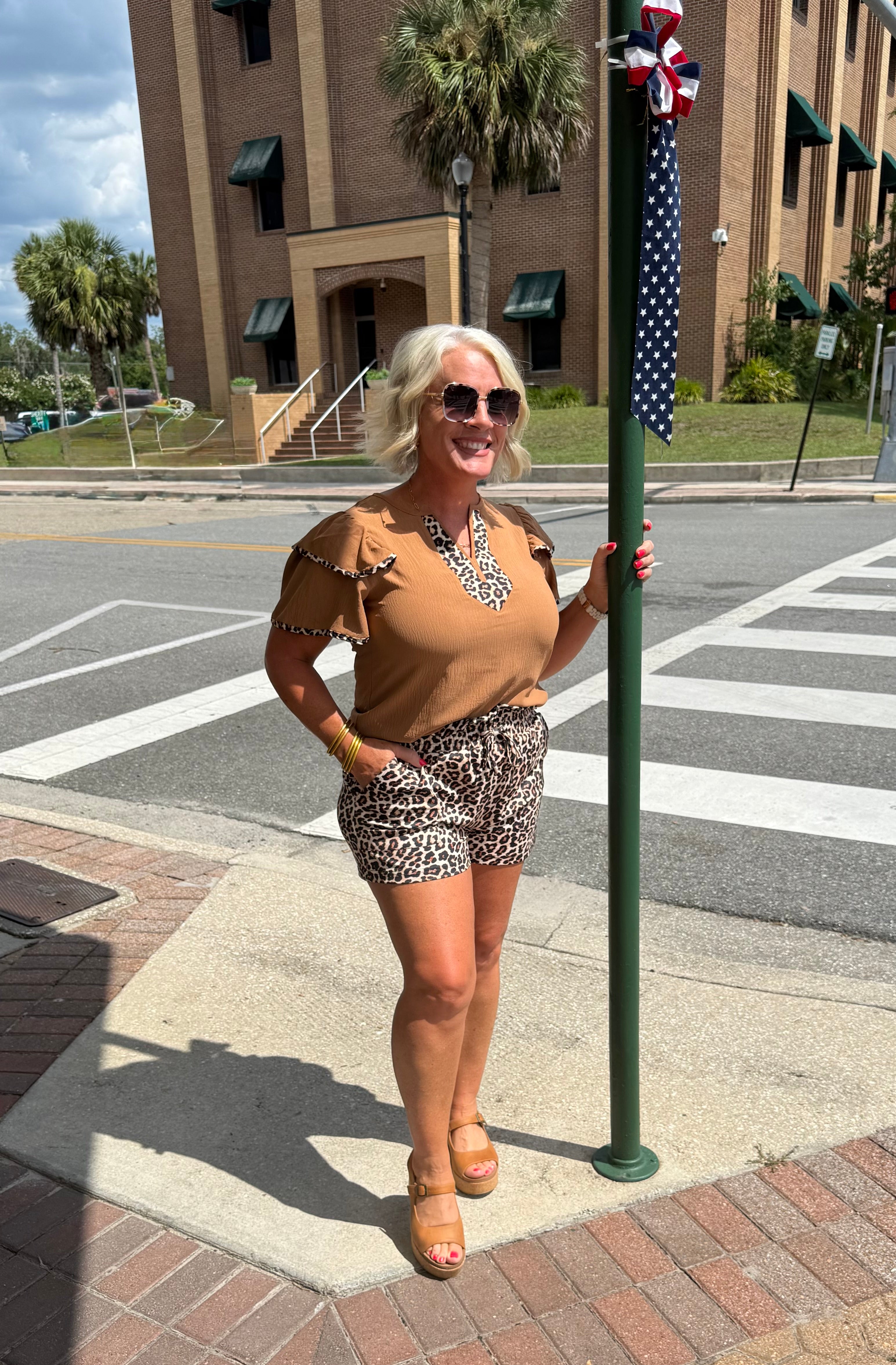 Safari Chic Paperbag Shorts