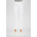 KANCAN High Rise Slim Straight Stretch Jeans, White