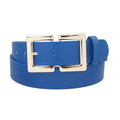 ROYAL BLUE Metal Rectangle Buckle Belt