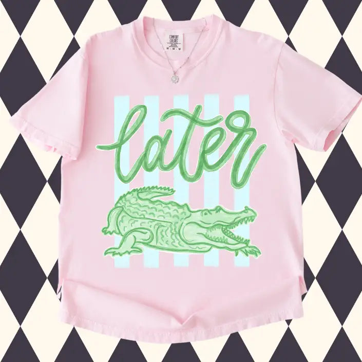 Later Gator Preppy Tee