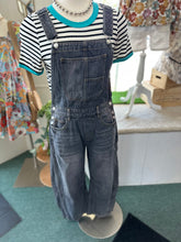 Load image into Gallery viewer, BLACK Washed Denim Overall
