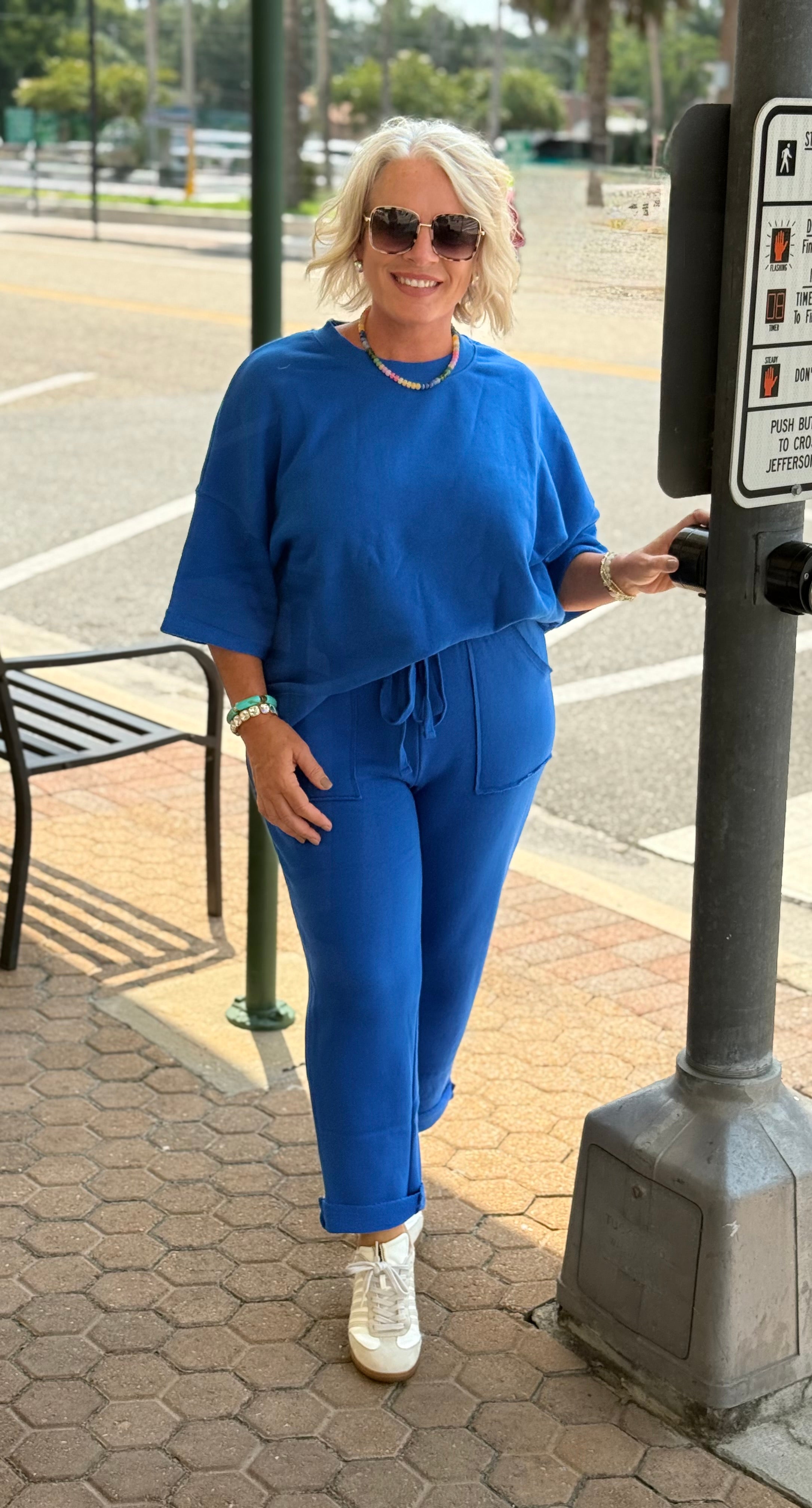 Malibu Lounge Drop Shoulder Top and Pants Set