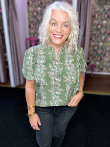 Lainey Top | Secret Garden blouse
