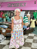 Floral Smocked Midi