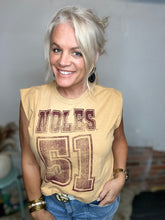 Load image into Gallery viewer, Florida State Fsu Seminoles Player Gold Tank top
