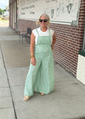 GREEN STRIPE OVERALLS
