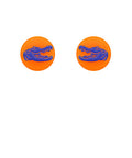 Game Day Gator Acrylic Disk Earrings