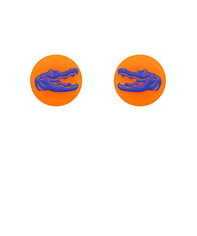 Game Day Gator Acrylic Disk Earrings