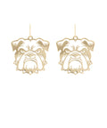 GAMEDAY BULLDOG  Filigree Earrings