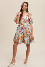 Load image into Gallery viewer, Boho vibes tiered mini dress
