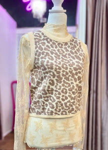 Leopard Print Vest