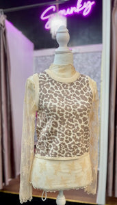 Leopard Print Vest