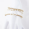 3PC Stretch Bracelets Set Bow and Pearls