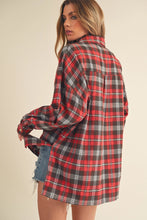 Load image into Gallery viewer, Red Plaid Pullover Top
