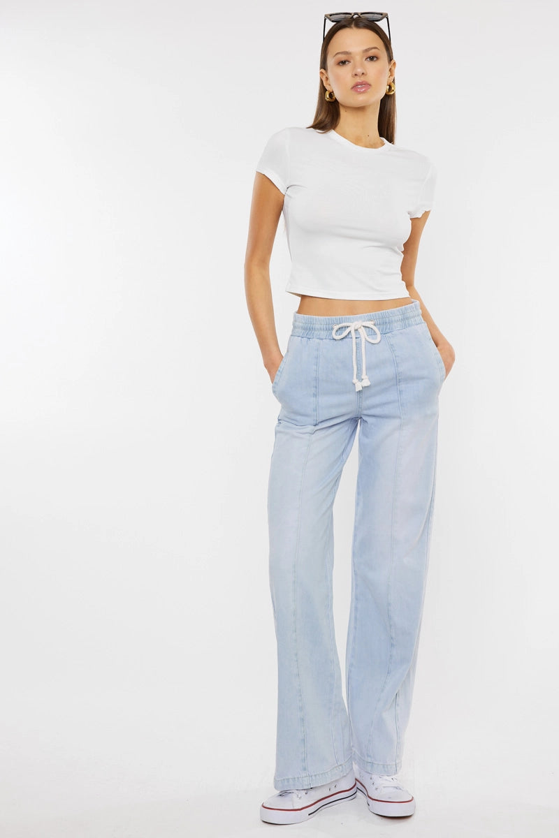 KANCAN PATCH POCKET JEANS IN LIGHT WASH