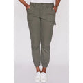 MISSY OLIVE JOGGER WITH ELASTIC WAIST