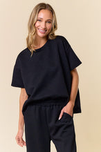 Load image into Gallery viewer, TEXTURED PANT  Set in Black
