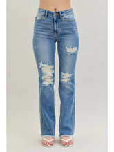 Load image into Gallery viewer, JUDY BLUE High Waisted Distressed Frayed Hem Bootcut
