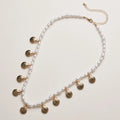 Pearl Shell Charm Necklace