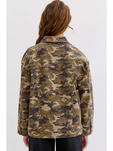 Camo Oversized Jacket