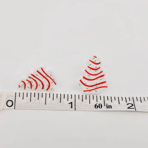 Acrylic Christmas Tree Ear Studs