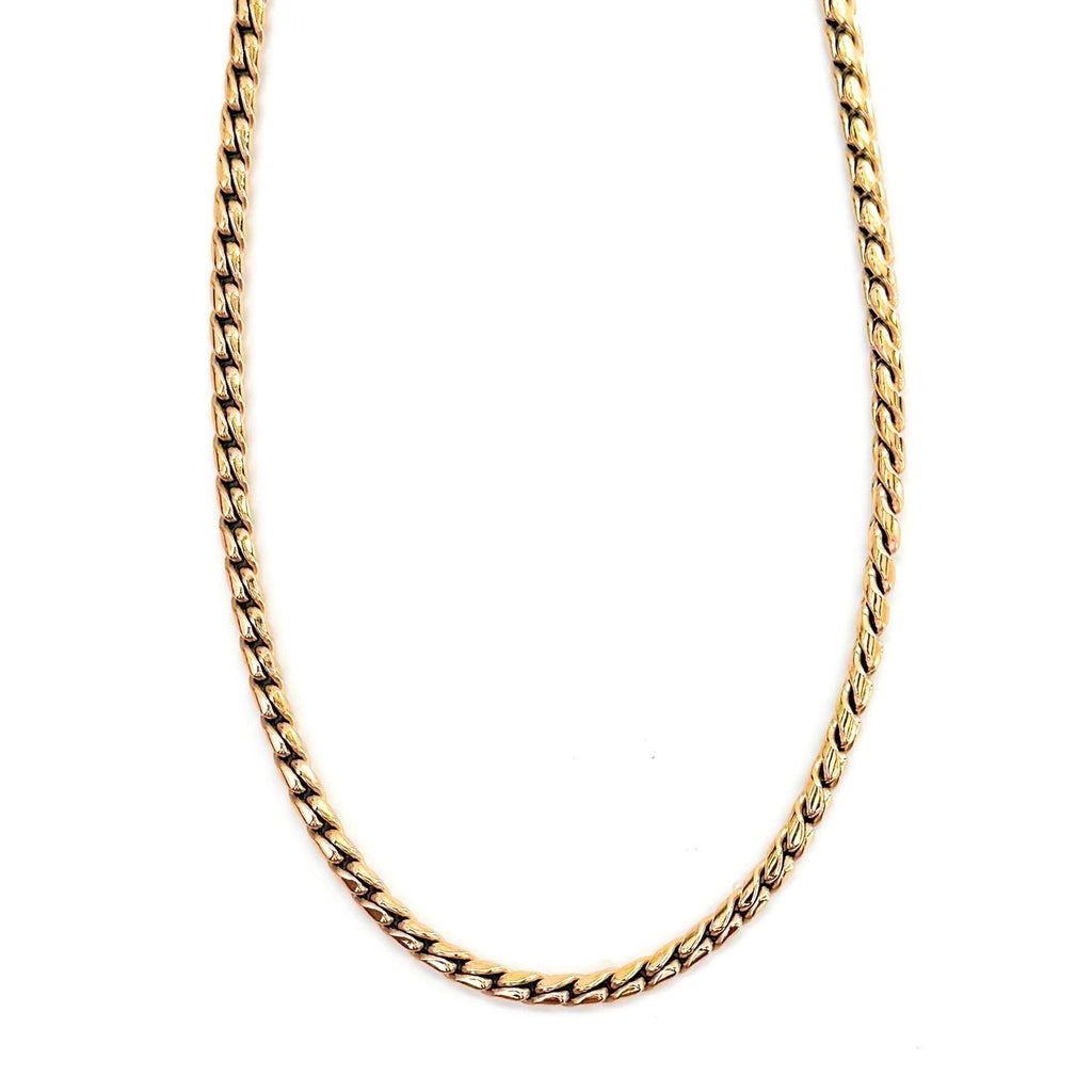 Gold Rope Chain Necklace