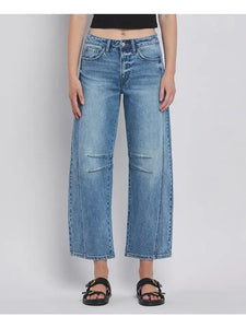 Vervet High Rise Barrel Leg Jeans