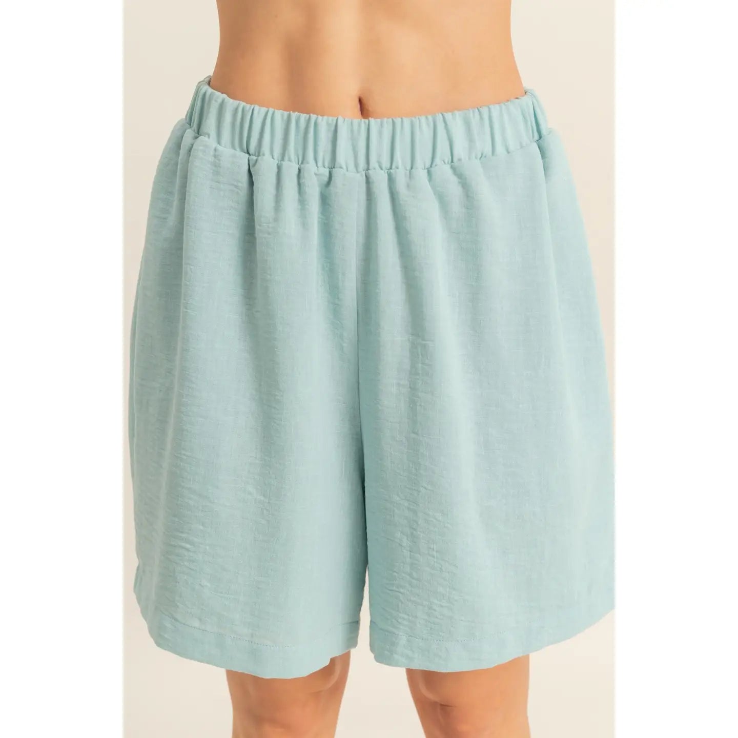 Tube Top and Flowy Shorts Set SOFT SAGE