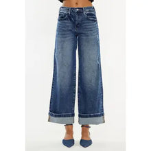 Load image into Gallery viewer, KANCAN WIDE LEG CUFFED JEANS
