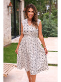 So Natural Midi Zipper Dress