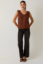 Load image into Gallery viewer, COCO RELAXED BUTTON DOWN SWEATER VEST
