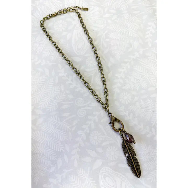 Leaf Bronze Necklace