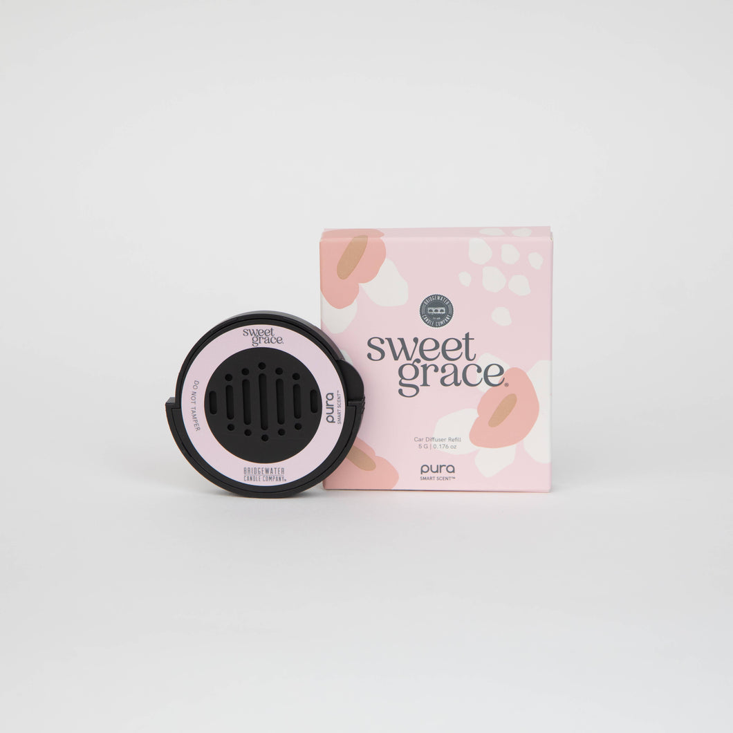 Bridgewater Candle Company  + Pura Car Diffuser refill Cartridge Sweet Grace