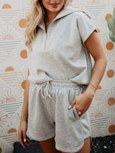 Load image into Gallery viewer, HEATHER GRAY SCUBA SHORTS SET
