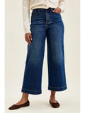 Judy Blue Claudia Ankle Wide Dk Deep Indigo