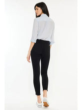 Load image into Gallery viewer, BLACK DISTRESSED SKINNY JEANS BY KANCAN
