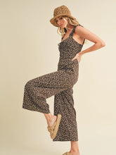Load image into Gallery viewer, CHOCOLATE DITSY FLORAL JUMPSUIT
