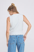 Load image into Gallery viewer, OFF WHITE Knit Button Up TOP
