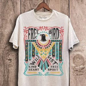 Free Bird Thunderbird Graphic Top