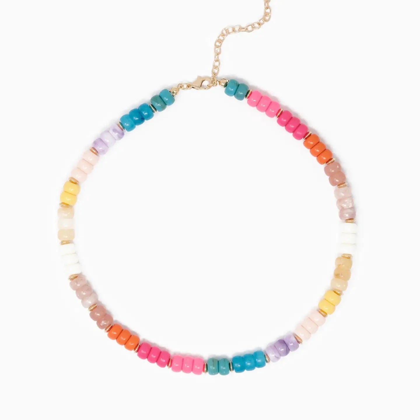 Multi-Color Beaded Necklace