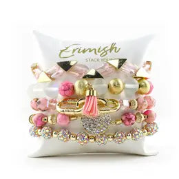 Eremish extended size dream girl stack bracelet set
