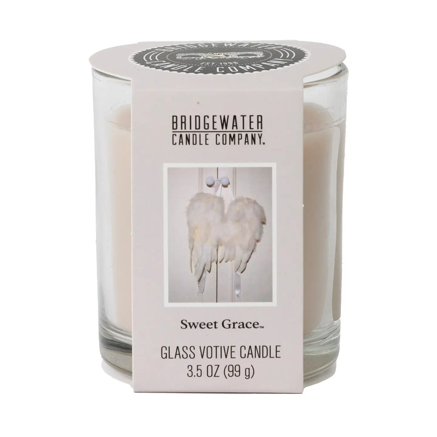 Sweet Grace Glass Votive Candle 3.5oz